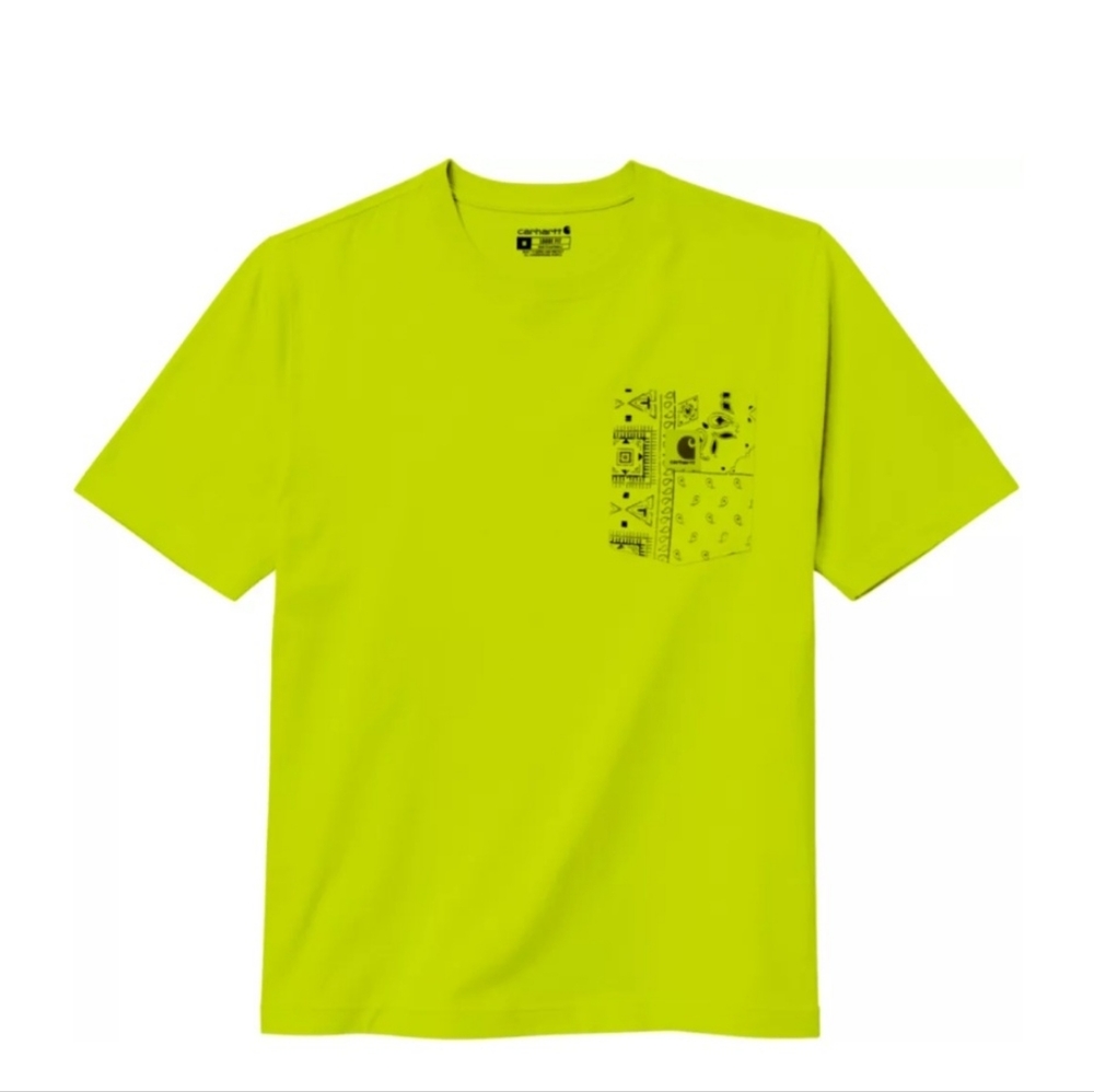 New Carhartt Bandana Pocket Short Sleeve Tee Men's Medium